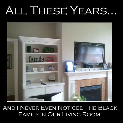 noticed  blackfamily   living room funny