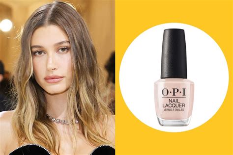 Hailey Bieber Uses This Opi Nail Polish For Her Go To Summer Nude