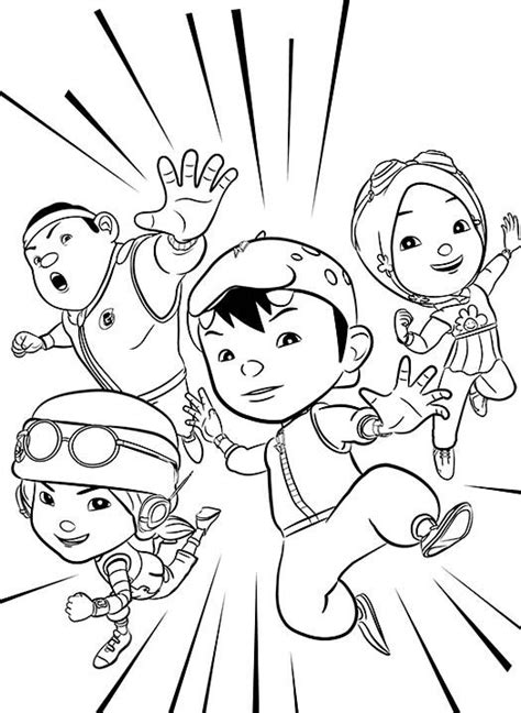 Next article curious george monkey coloring pages. Printable Boboiboy Coloring Pages | Cartoon coloring pages ...