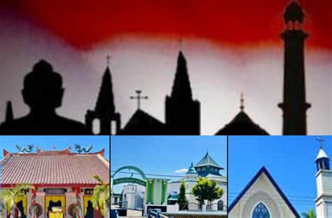 Desa Ini Simbol Kerukunan Tiga Tempat Ibadah Beda Agama Berdampingan