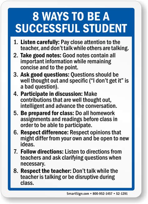 To be a successful student requires certain skills; How to be a Good Student