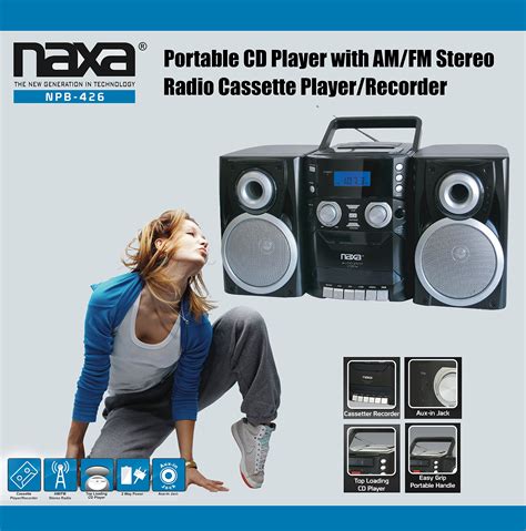 Buy Naxa Electronics Npb 426 Portable Cd Player With Amfm Stereo Radio