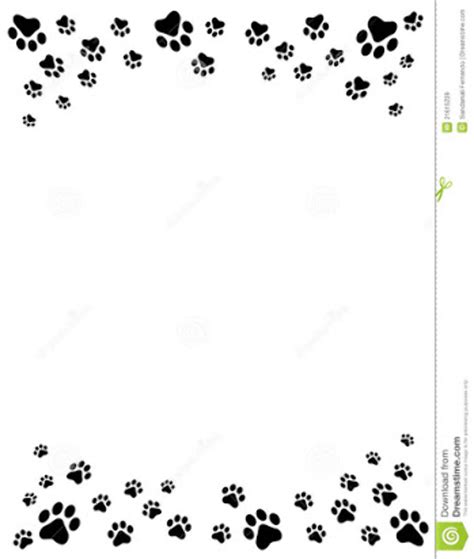 Download High Quality Paw Prints Clipart Border Transparent Png Images