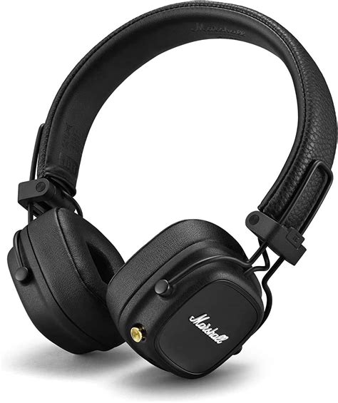 Marshall Major Iv Foldable Bluetooth Headphones Black