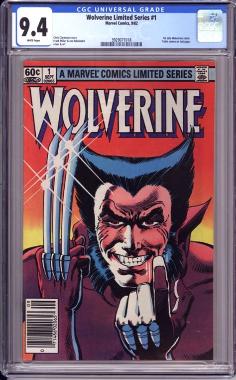 Wolverine 1 Newsstand Edition Cgc 94