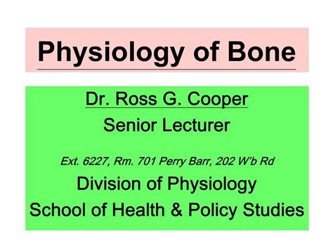 Ppt Physiology Of Bone Powerpoint Presentation Free Download Id276195