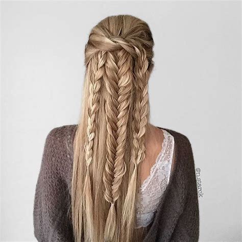 Stunning Braids By N Starck Denmark With Images Long Braided