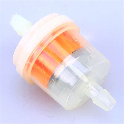 Clear Universal Motorcycle Inline Oil Gas Petrol Fuel Filter For Suzuki