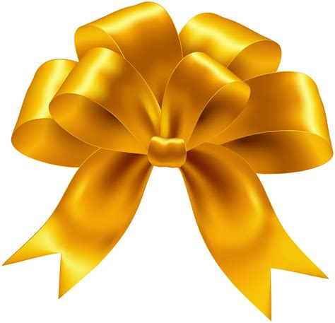 Download transparent gift png for free on pngkey.com. Yellow Bow Transparent PNG Image | Gallery Yopriceville ...