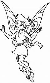 Coloring Fairies Pages Disney Fawn Fairy Lovely Print Tinkerbell Color Printable Kids Cartoon Adult Mist Silver Silvermist Template Kleurplaten Sprookjes sketch template