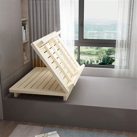 Wooden Bed Slats Replacement Solid Wood Folding Board Tatami Bed Board Ground Bed