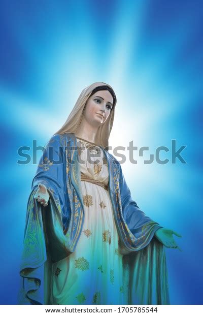 Statue Our Lady Grace Virgin Mary Stock Photo 1705785544 Shutterstock