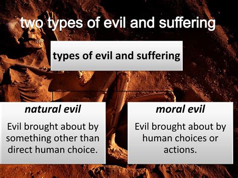 Ppt Two Types Of Evil And Suffering Powerpoint Presentation Free