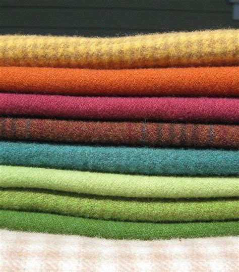 Hand Dyed And Felted Wool Fabric Felt Fabric Wool Fabric Wool Yarn