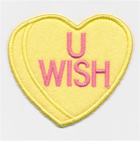 U Wish Valentine Heart Patch Sew On Patch Applicae Patches For Etsy