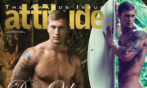 Towies Dan Osborne Strips For The Cover Of Attitude Magazine Daily Mail Online