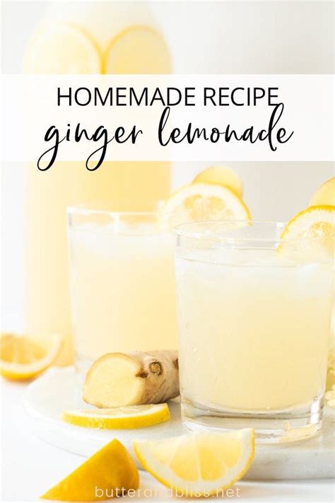 Ginger Lemonade Recipe Ginger Lemonade Ginger Tea Recipe Lemonade