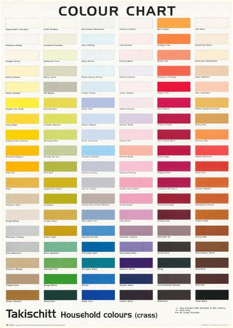 광고 및 후원 문의 advertising and sponsorship contact. POSTER :ART: COMICAL: COLOUR CHART - TAKISCHITT - FREE ...