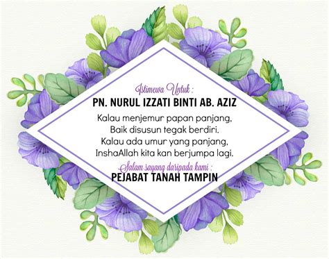 Selamat Bersara Kad Ucapan Untuk Pesara