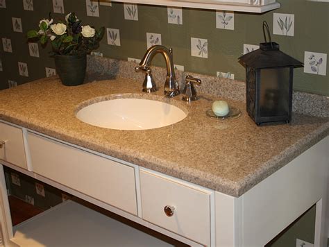 In any modern bathroom, this bathroom vanity will suit perfectly. Standard Vanity Tops Taylor: Tere-Stone®