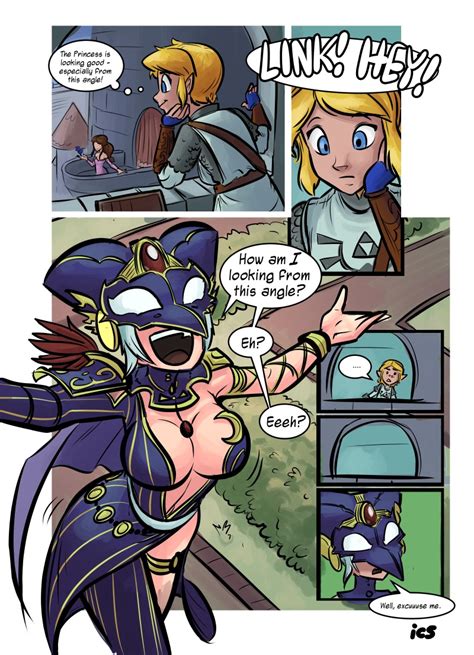 rule 34 2014 big breasts breast focus cia the legend of zelda cleavage comic english text