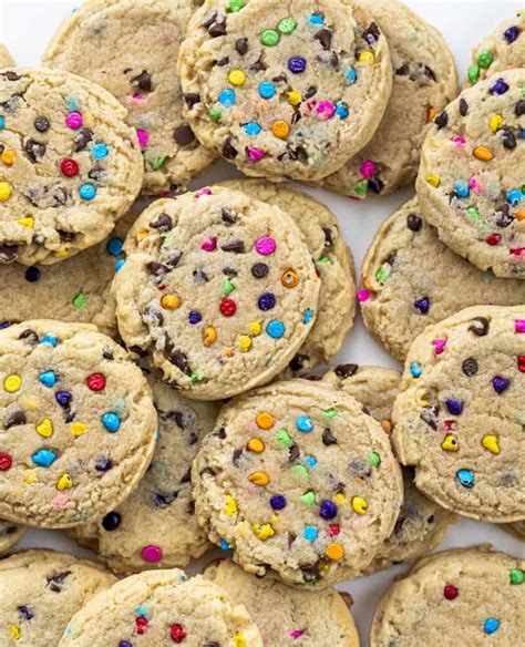 Rainbow Chip Cookies I Am Baker