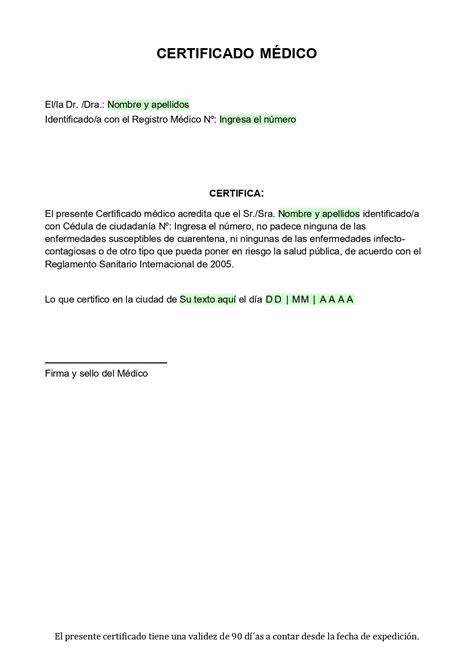 Introducir 107 Imagen Modelo De Certificado De Salud Abzlocalmx