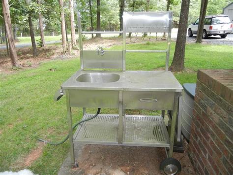 Portable Outdoor Sink Cart Valley Garages Ideas From Outdoor Garden