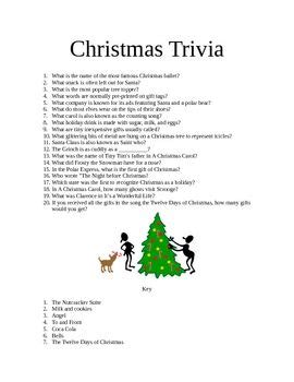 For many people, math is probably their least favorite subject in school. FREE Christmas Trivia Sheet | Christmas trivia, Christmas quiz, Christmas games