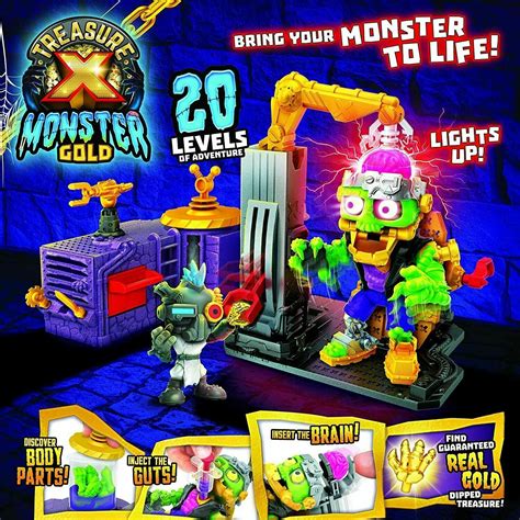 Treasure X Monsters Gold Mega Monster Lab Playset