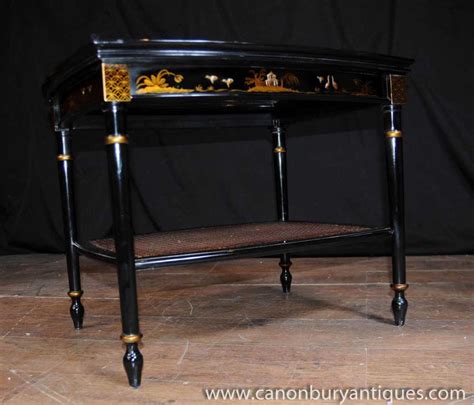 french chinoiserie black lacquer coffee table cocktail tables