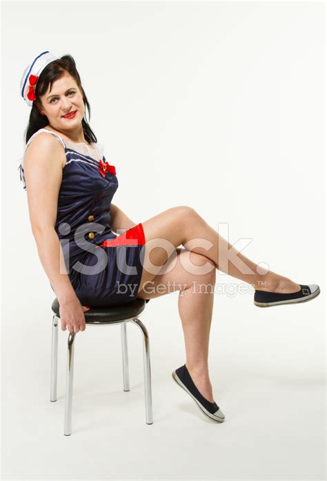 Woman In 1950s Pin Up Outfit Stock Photo Royalty Free Freeimages