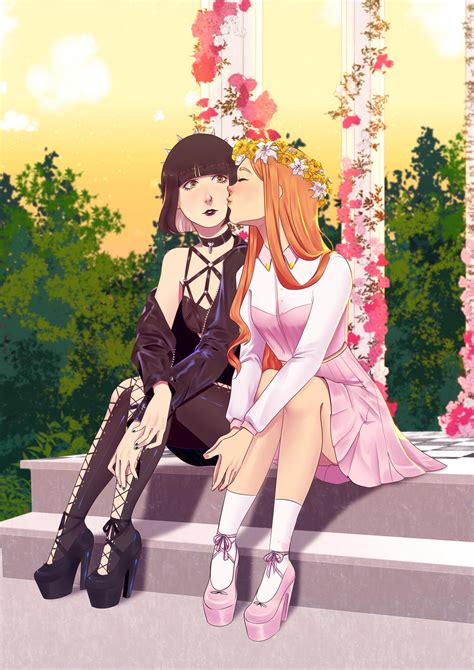 Lesbian Art Cute Lesbian Couples Gay Art Mode Harajuku Comic Art Shadowhunters Lgbt Love