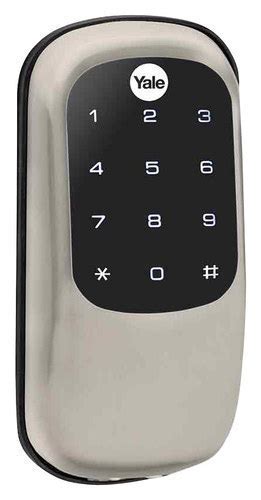 Best Buy Yale Real Living Key Free Touchscreen Deadbolt With Z Wave