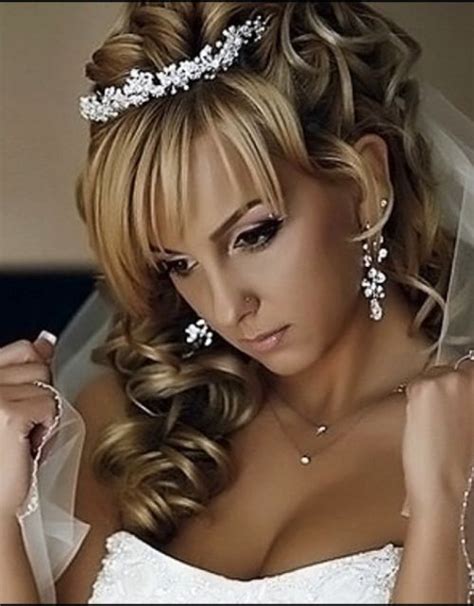 Gently run a round brush through your hair to loosen up the curls. Half Up Half Down Wedding Hairstyles Every Bride Desires