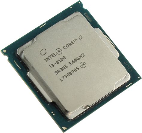 Процессор Intel Core I3 8100 36ghz 6 Mb 44 Core Coffee Lake Lga1151