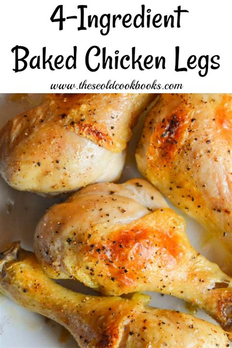 Garnish with sliced green onions. 4-Ingredient Baked Chicken Legs Recipe that are Tender, Juicy Every Time