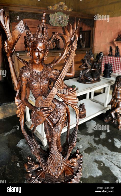 Figurines Wood Carvings Sanur Denpasar Bali Indonesia Southeast