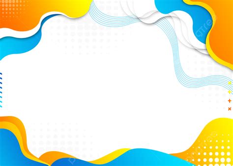 Background Abstract Blue Wave With Yellow Blue Wave With Yellow