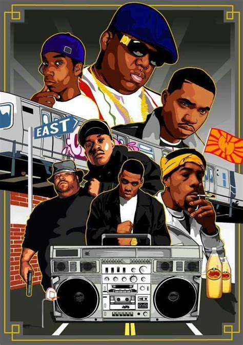 East Side East Coast Hip Hop Hip Hop Poster Hip Hop Art