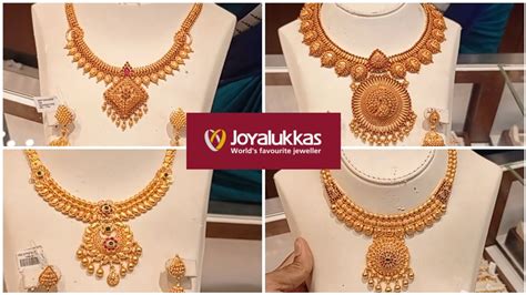 joyalukkas gold necklace collections joyalukkas cuddalore youtube