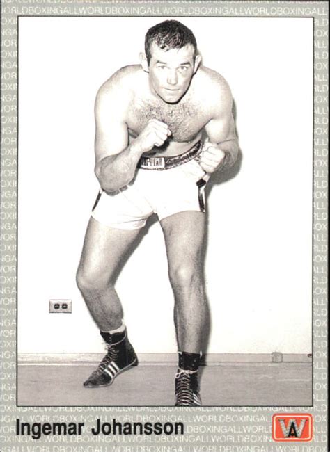 Ingemar Johansson Boxing Price Guide Ingemar Johansson Trading Card Value Beckett