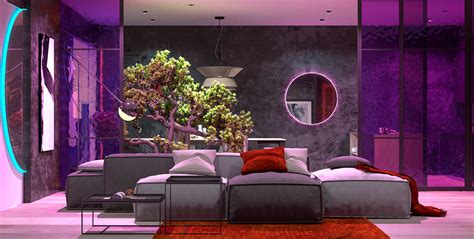 Purple Interior Design Home Design Ideas