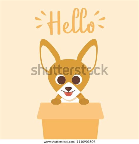 Cute Dog Say Hello Stock Vector Royalty Free 1110903809 Shutterstock