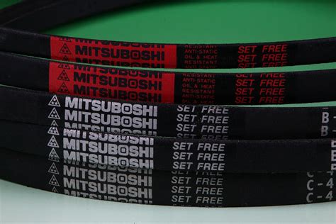 Mitsuboshi Belting Heat Resistant Wedge And V Belts For Industrial Use