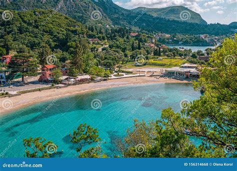 Beautiful Landscape With Seaâ€“lagoon Mountains And Cliffs Beach And