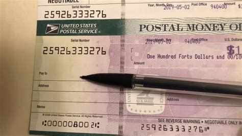 How To Fill Out A Money Order United States Postal Office Youtube