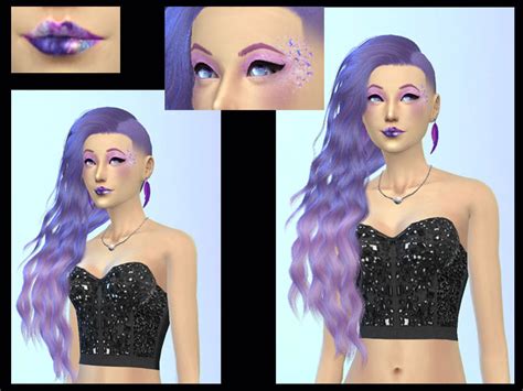 Galaxy Lipstick By Chubbychipmunkz The Sims 4 Catalog