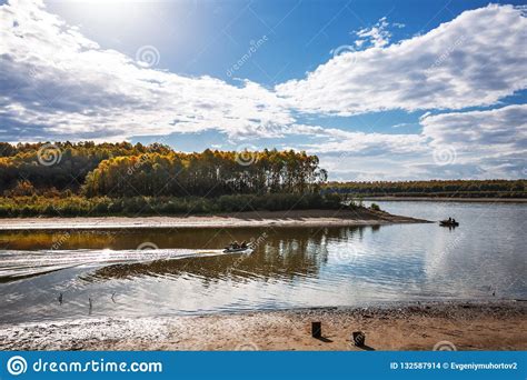 Fishing On The Ob River Suzun Novosibirsk Region Western Siberia