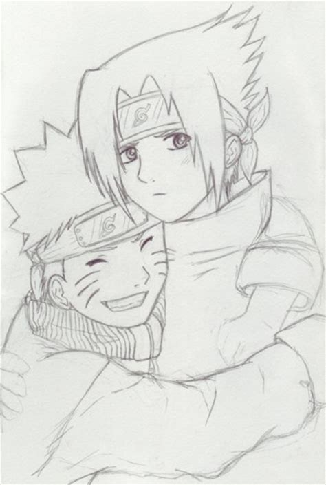 Naruto Sasuke Hug By Pacificpikachu On Deviantart